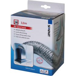 Scanpart Luchtafvoerslang Alu 125 Mm 3 Mtr